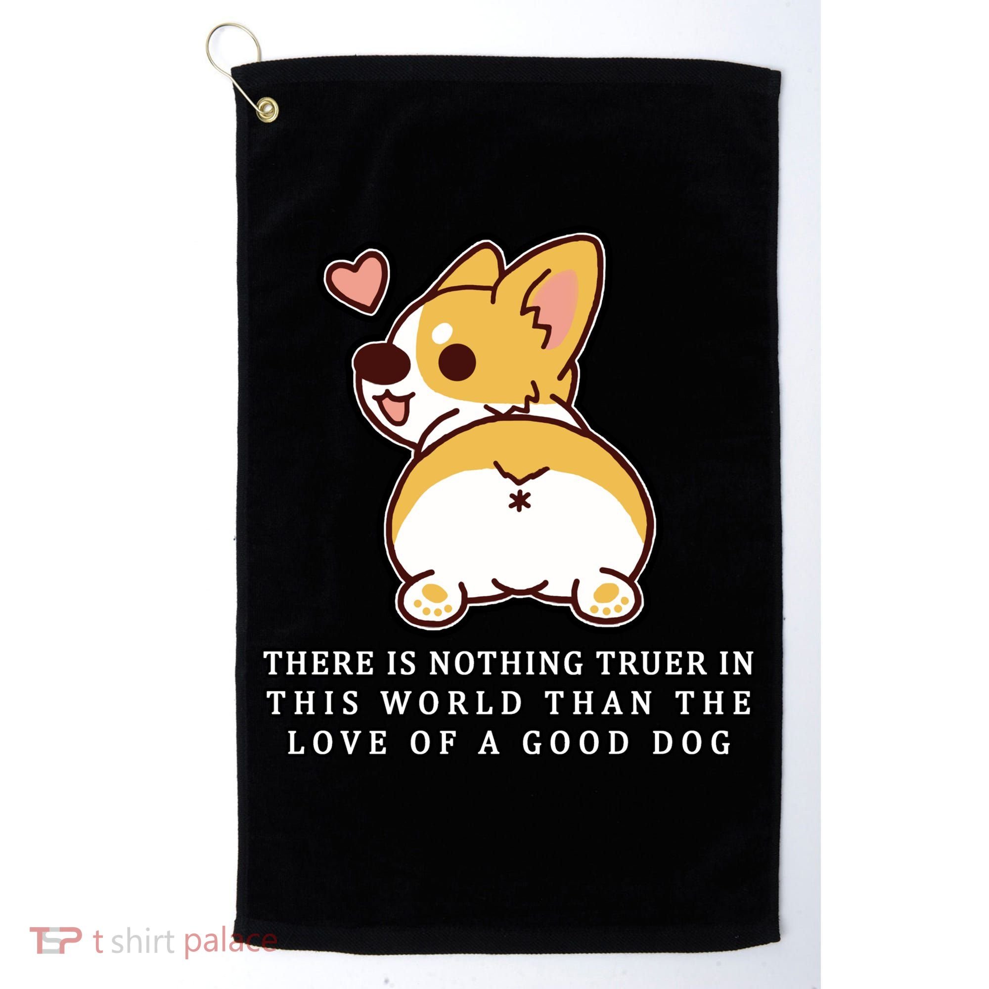 Corgi Butt Love A Dog Golf Towel