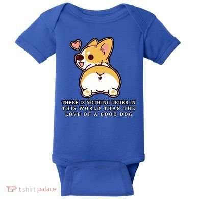 Corgi Butt Love A Dog Baby Bodysuit
