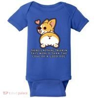 Corgi Butt Love A Dog Baby Bodysuit thumb 0