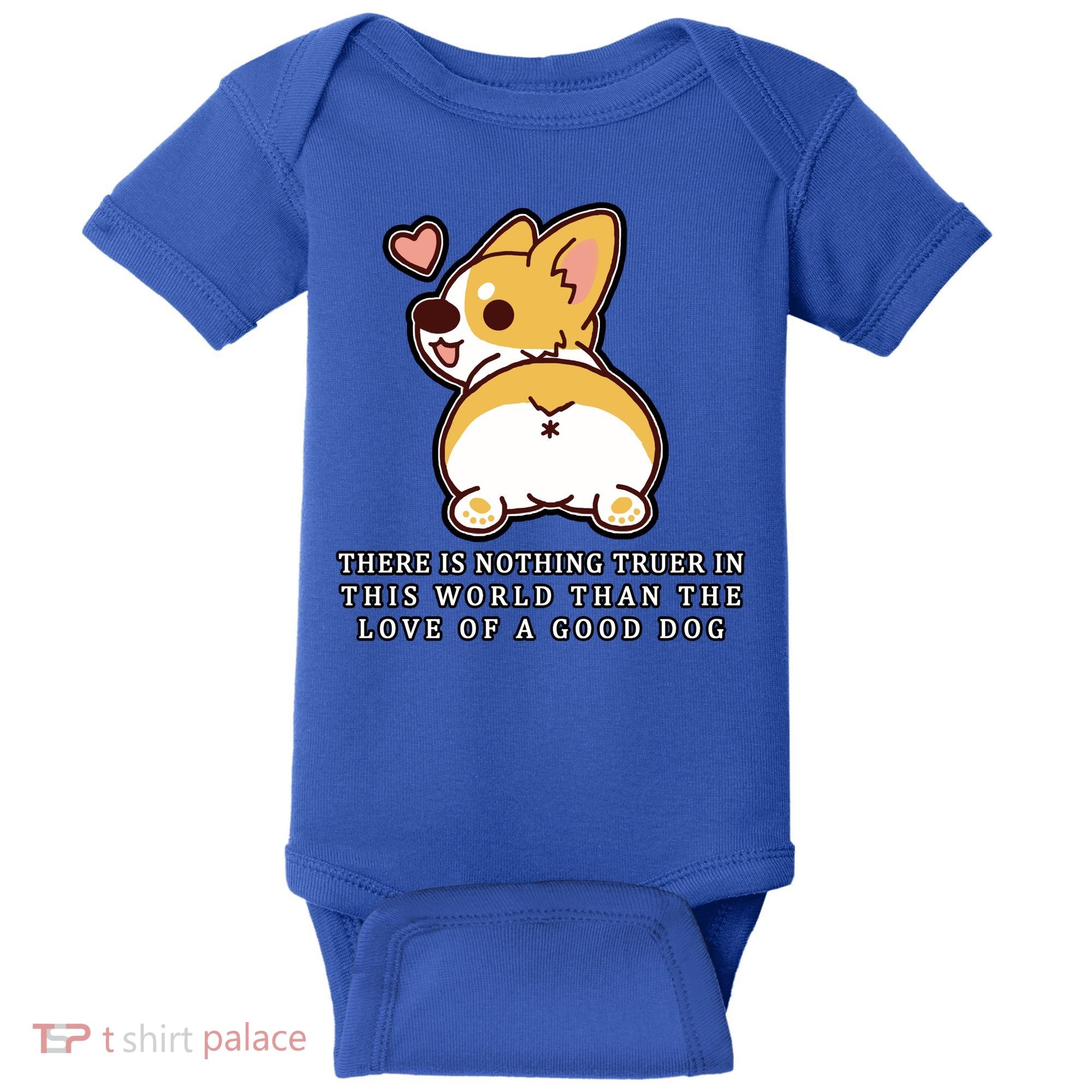 Corgi Butt Love A Dog Baby Bodysuit