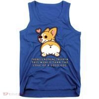 Corgi Butt Love A Dog Tank Top thumb 0