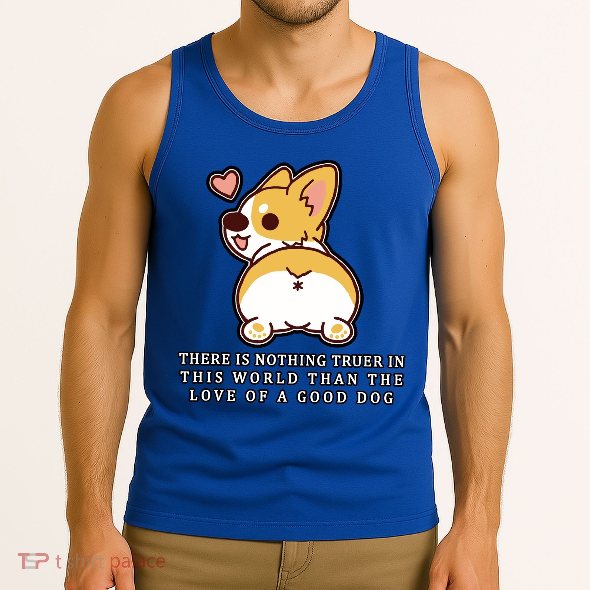Corgi Butt Love A Dog Tank Top
