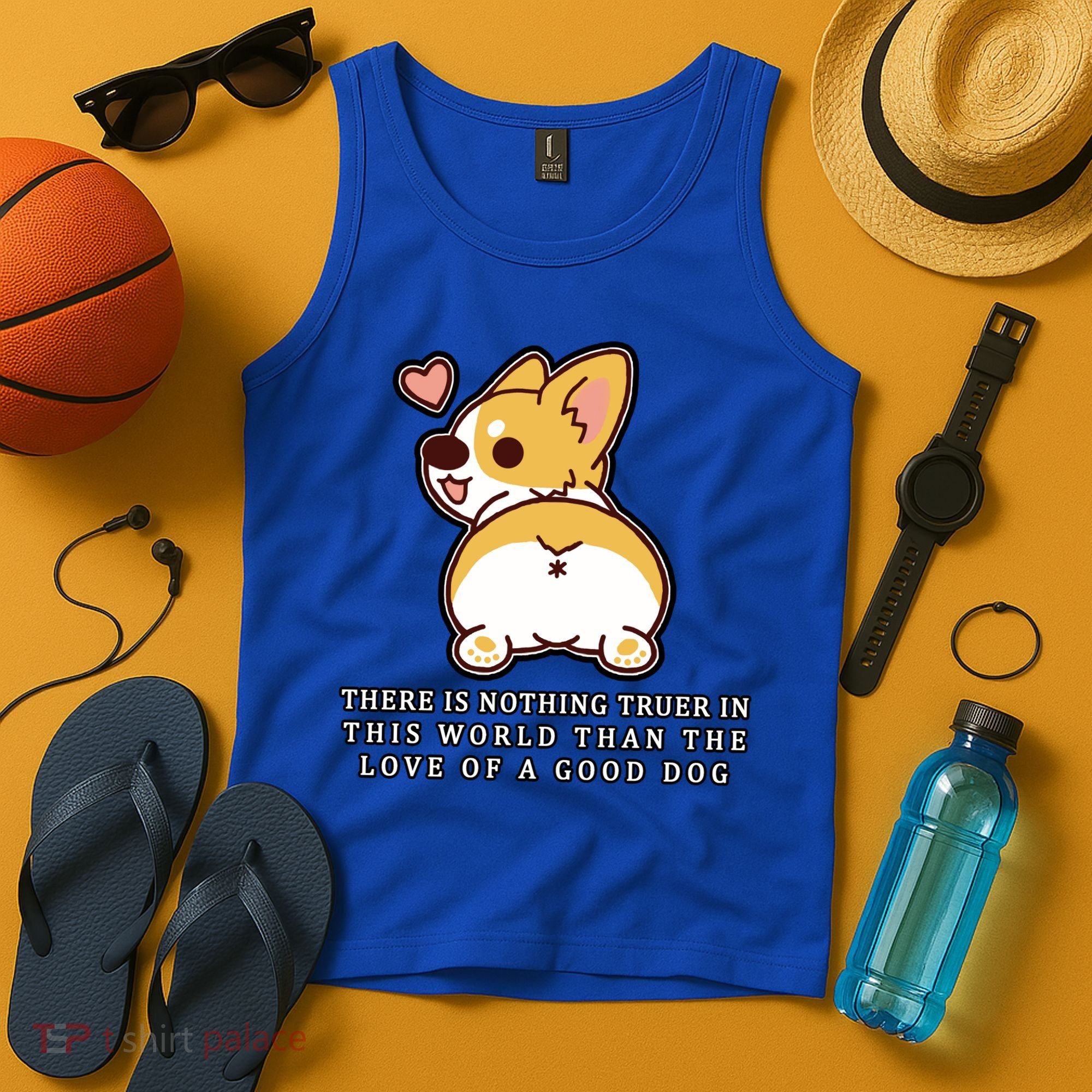 Corgi Butt Love A Dog Tank Top
