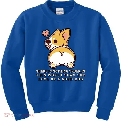 Corgi Butt Love A Dog Kids Sweatshirt