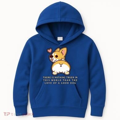 Corgi Butt Love A Dog Kids Hoodie