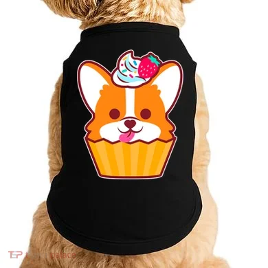 Corgi Cupcake Kawii Doggie Tank
