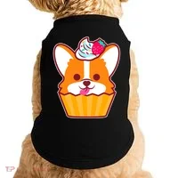Corgi Cupcake Kawii Doggie Tank thumb 0