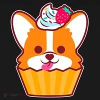 Corgi Cupcake Kawii Doggie Tank thumb 4