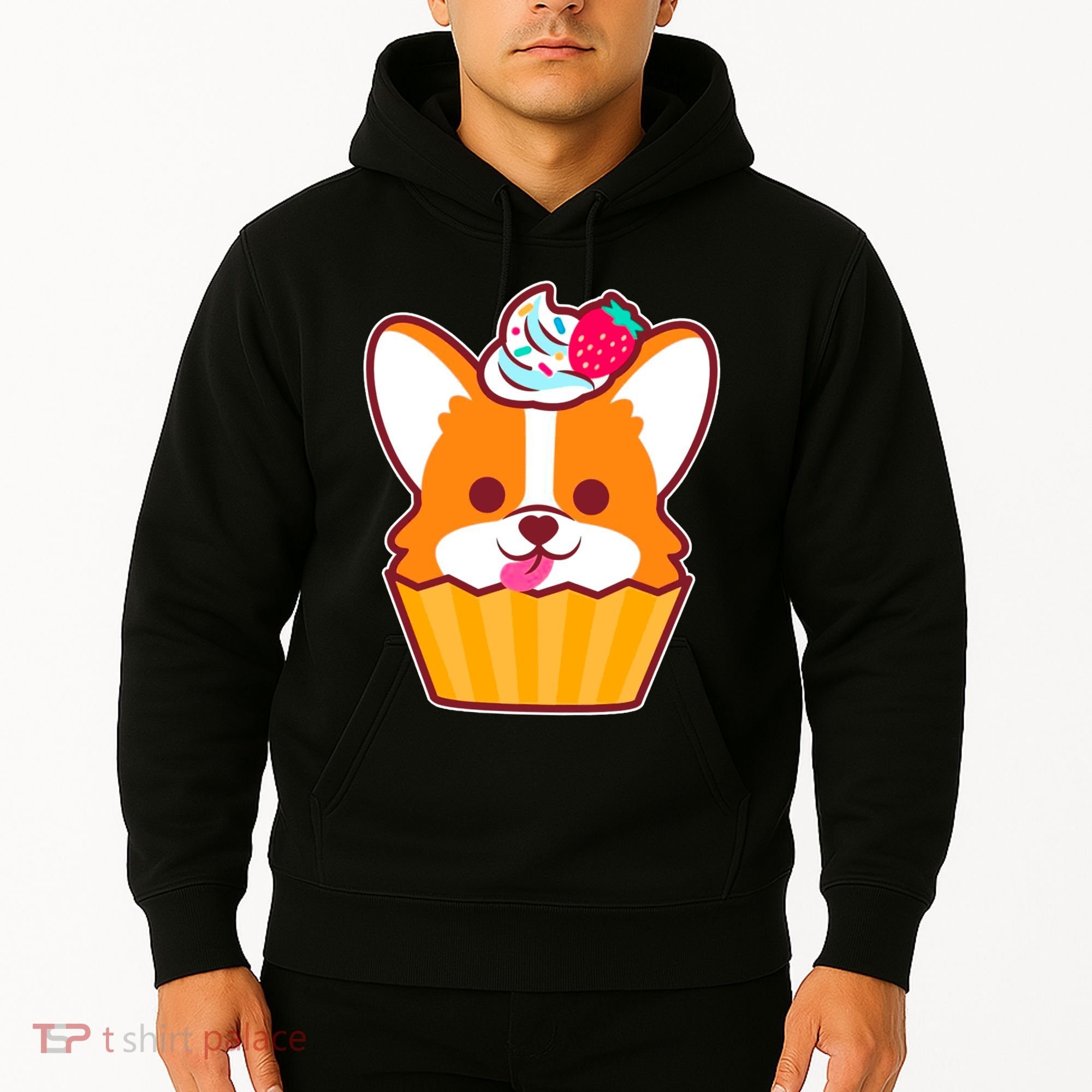 Corgi Cupcake Kawii Hoodie