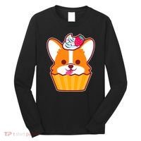Corgi Cupcake Kawii Long Sleeve Shirt thumb 0