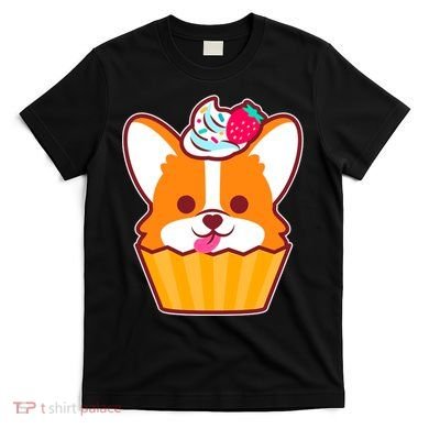 Corgi Cupcake Kawii T-Shirt