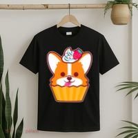 Corgi Cupcake Kawii T-Shirt thumb 2