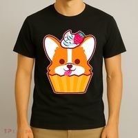 Corgi Cupcake Kawii T-Shirt thumb 3