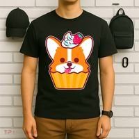 Corgi Cupcake Kawii T-Shirt thumb 6