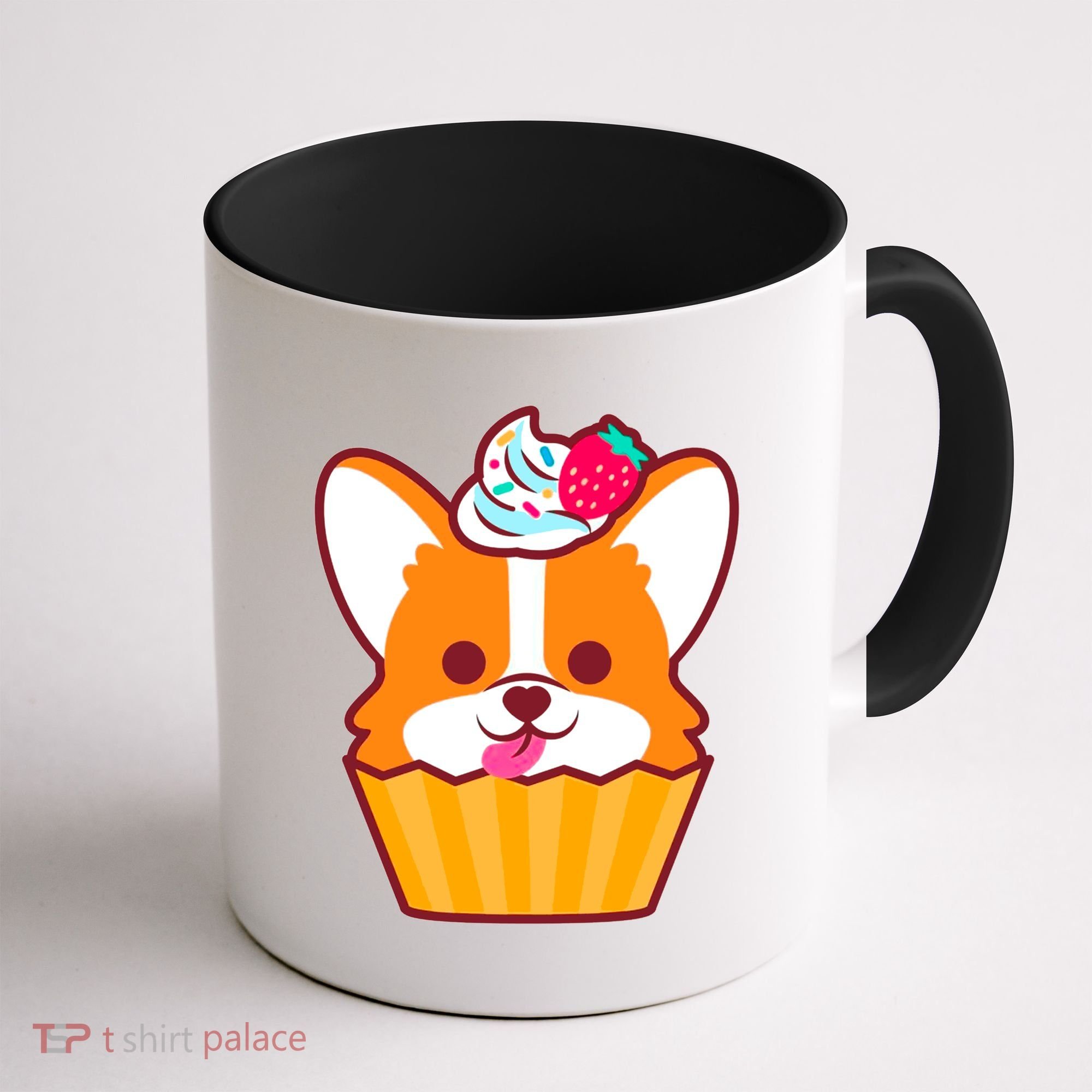 Corgi Cupcake Kawii Coffee Mug