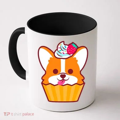 Corgi Cupcake Kawii Coffee Mug