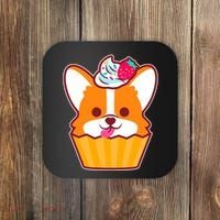 Corgi Cupcake Kawii Coaster thumb 0