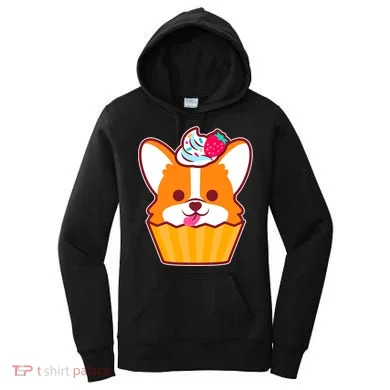 Corgi Cupcake Kawii Women's Hoodie