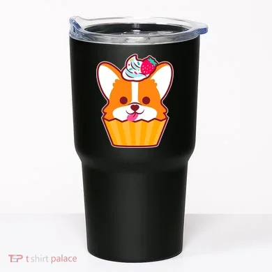 Corgi Cupcake Kawii Tumbler