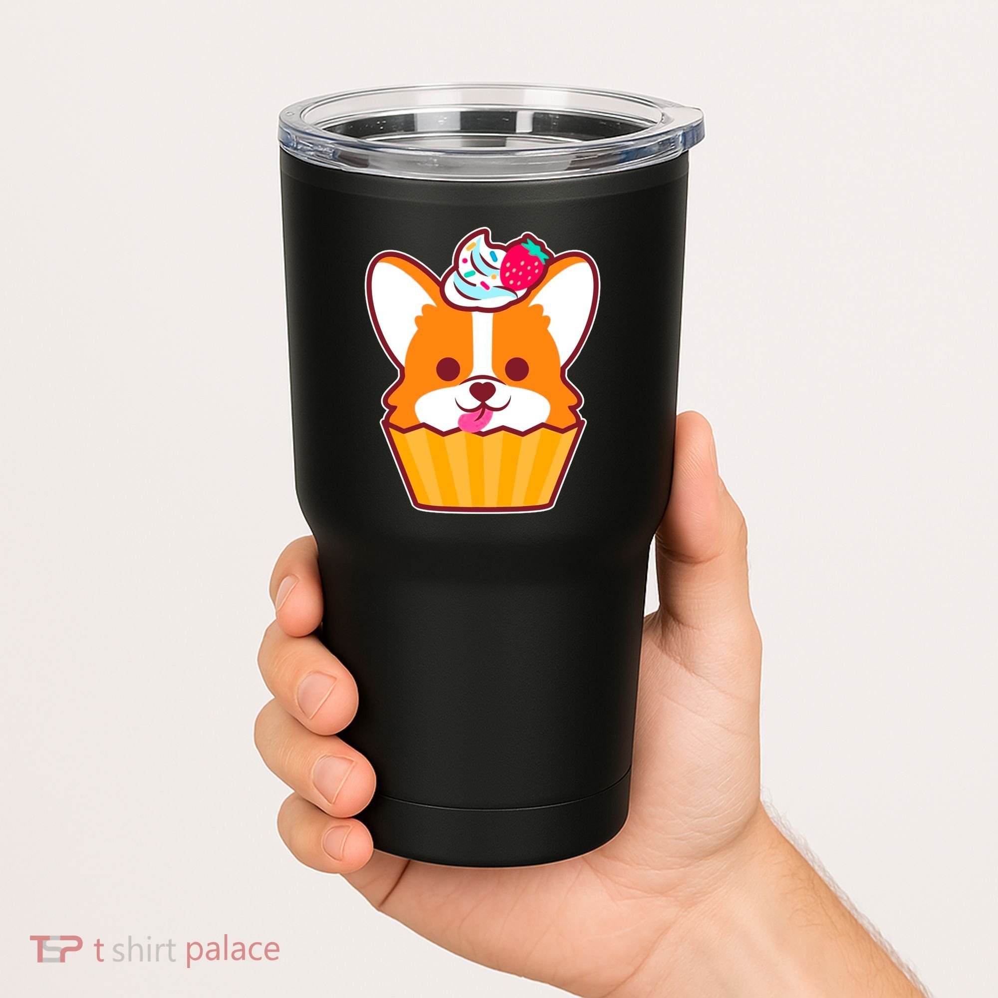 Corgi Cupcake Kawii Tumbler