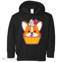 Corgi Cupcake Kawii Toddler Hoodie thumb 0