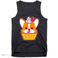 Corgi Cupcake Kawii Tank Top thumb 0