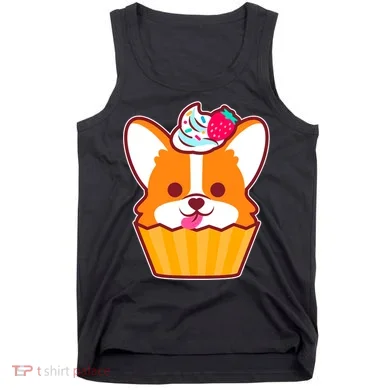 Corgi Cupcake Kawii Tank Top