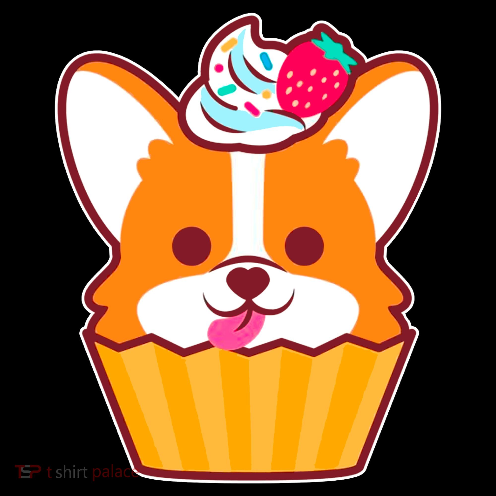Corgi Cupcake Kawii Tank Top