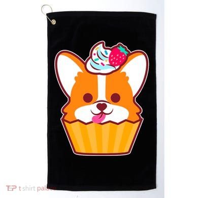 Corgi Cupcake Kawii Golf Towel