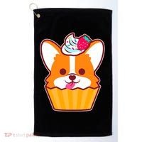 Corgi Cupcake Kawii Golf Towel thumb 0