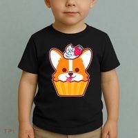 Corgi Cupcake Kawii Toddler T-Shirt thumb 2