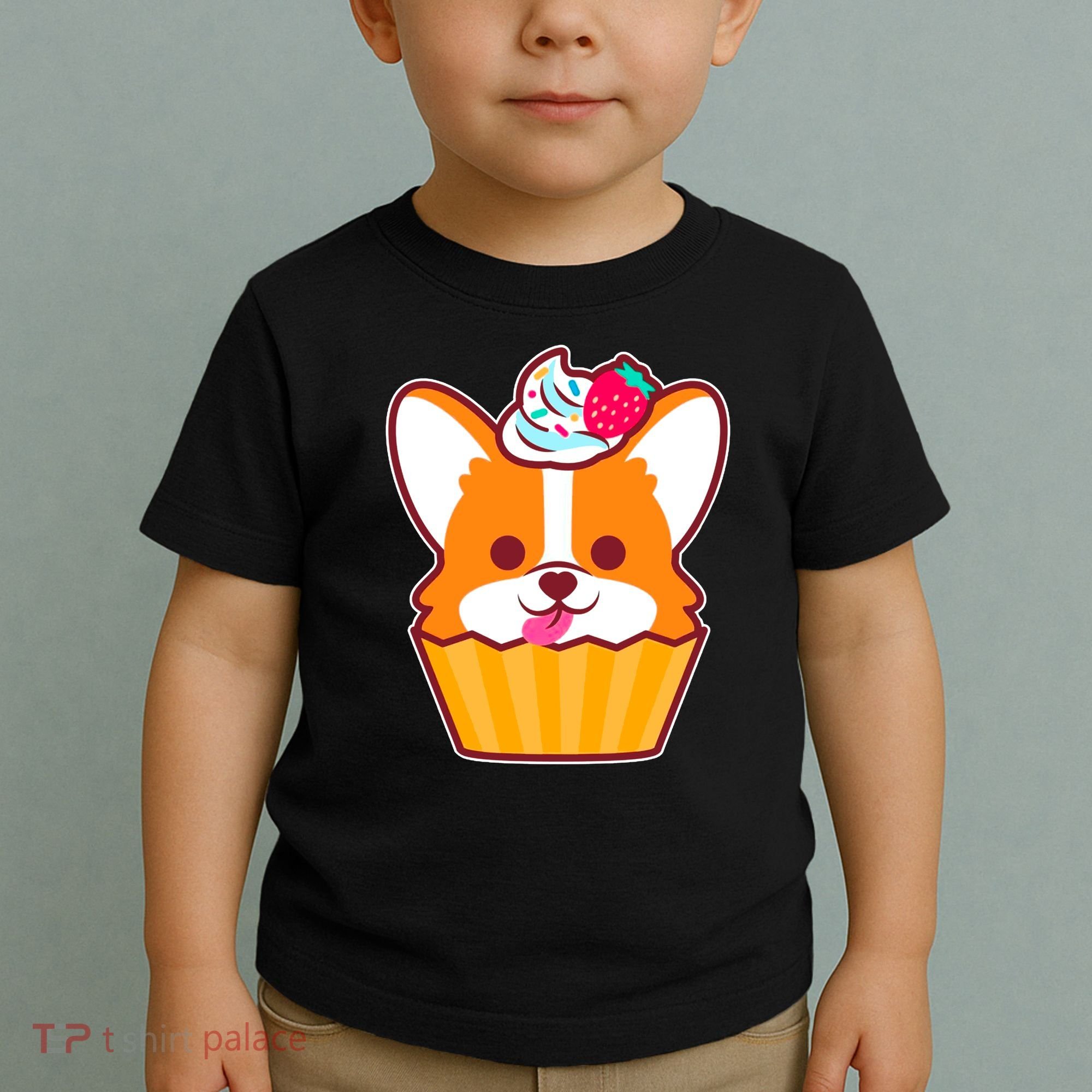 Corgi Cupcake Kawii Toddler T-Shirt