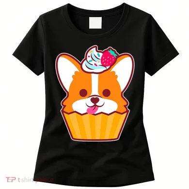 Corgi Cupcake Kawii Women's T-Shirt