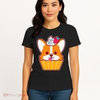 Corgi Cupcake Kawii Women's T-Shirt thumb 4