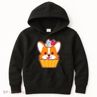 Corgi Cupcake Kawii Kids Hoodie thumb 0