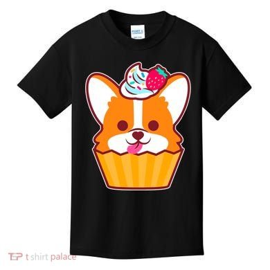 Corgi Cupcake Kawii Kids T-Shirt