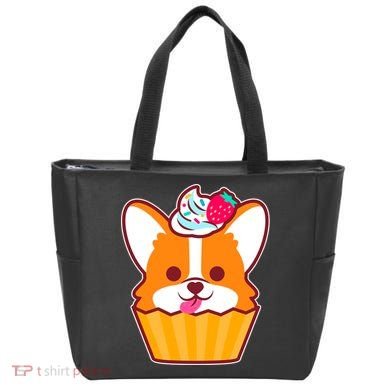 Corgi Cupcake Kawii Tote Bag