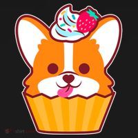 Corgi Cupcake Kawii Tote Bag thumb 4