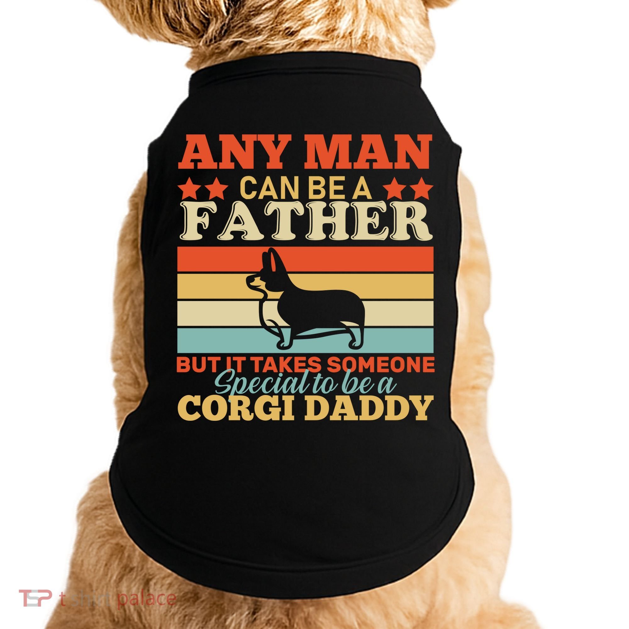 Corgi Father Doggie Tank