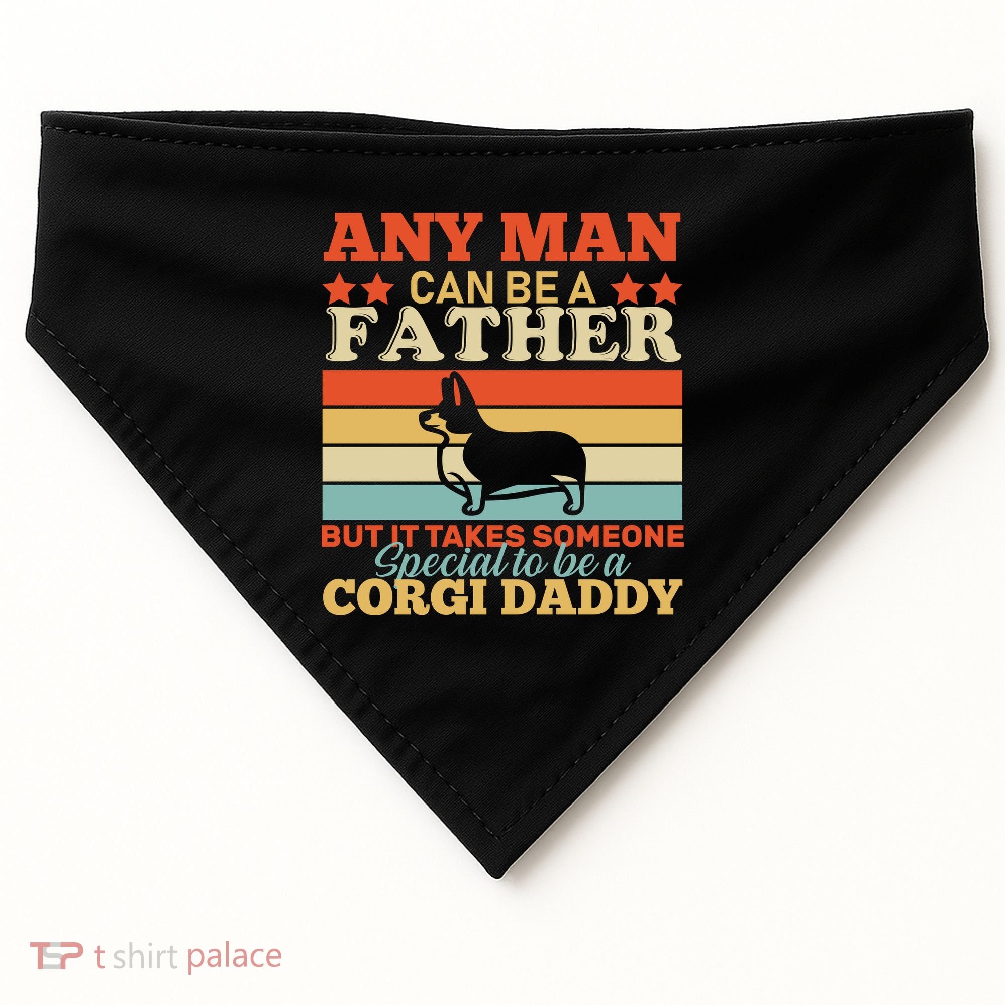 Corgi Father USA-Made Doggie Bandana