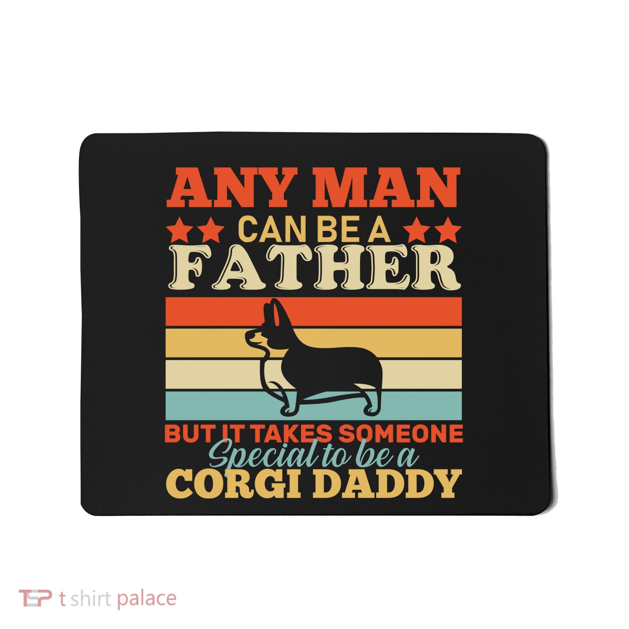 Corgi Father Mousepad