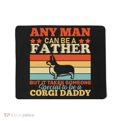 Corgi Father Mousepad