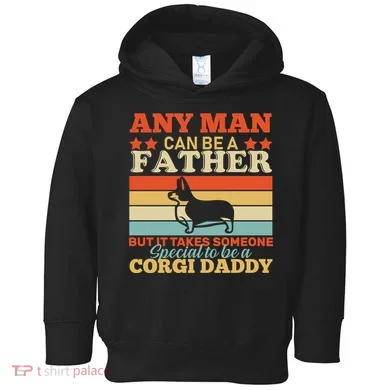 Corgi Father Toddler Hoodie