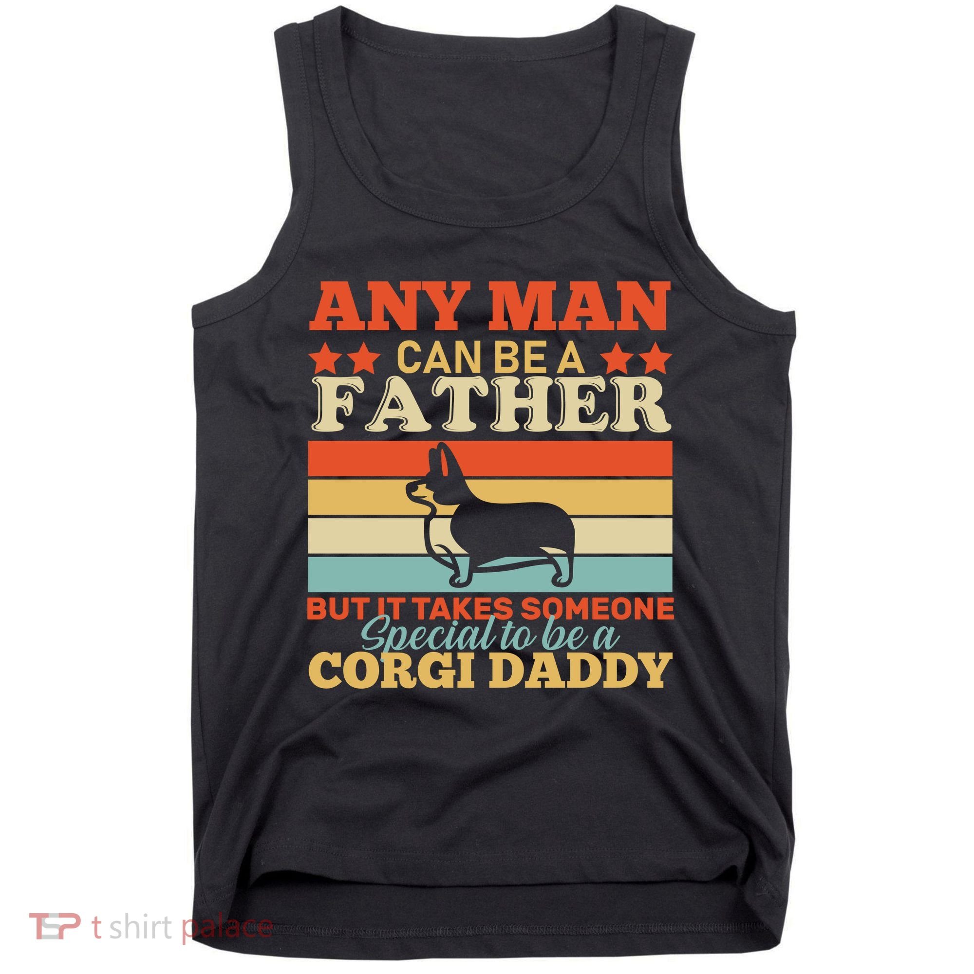 Corgi Father Tank Top