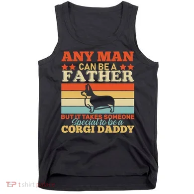 Corgi Father Tank Top