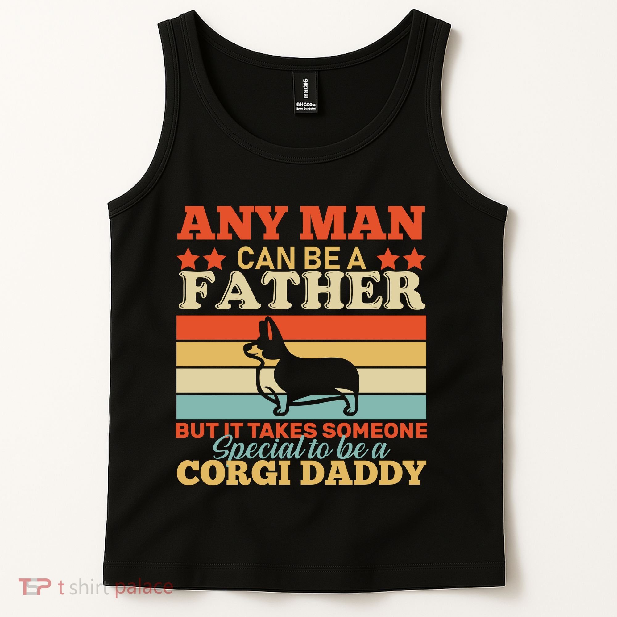 Corgi Father Tank Top