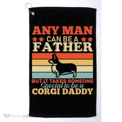 Corgi Father Golf Towel