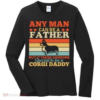 Corgi Father Women's Long Sleeve Shirt