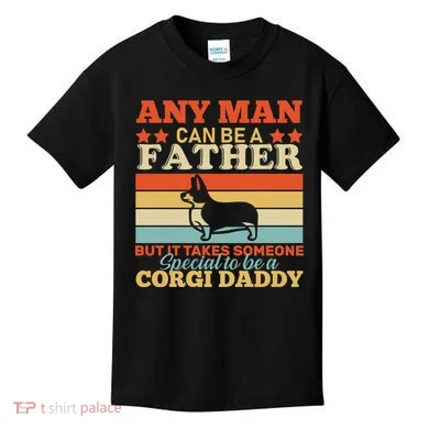 Corgi Father Kids T-Shirt