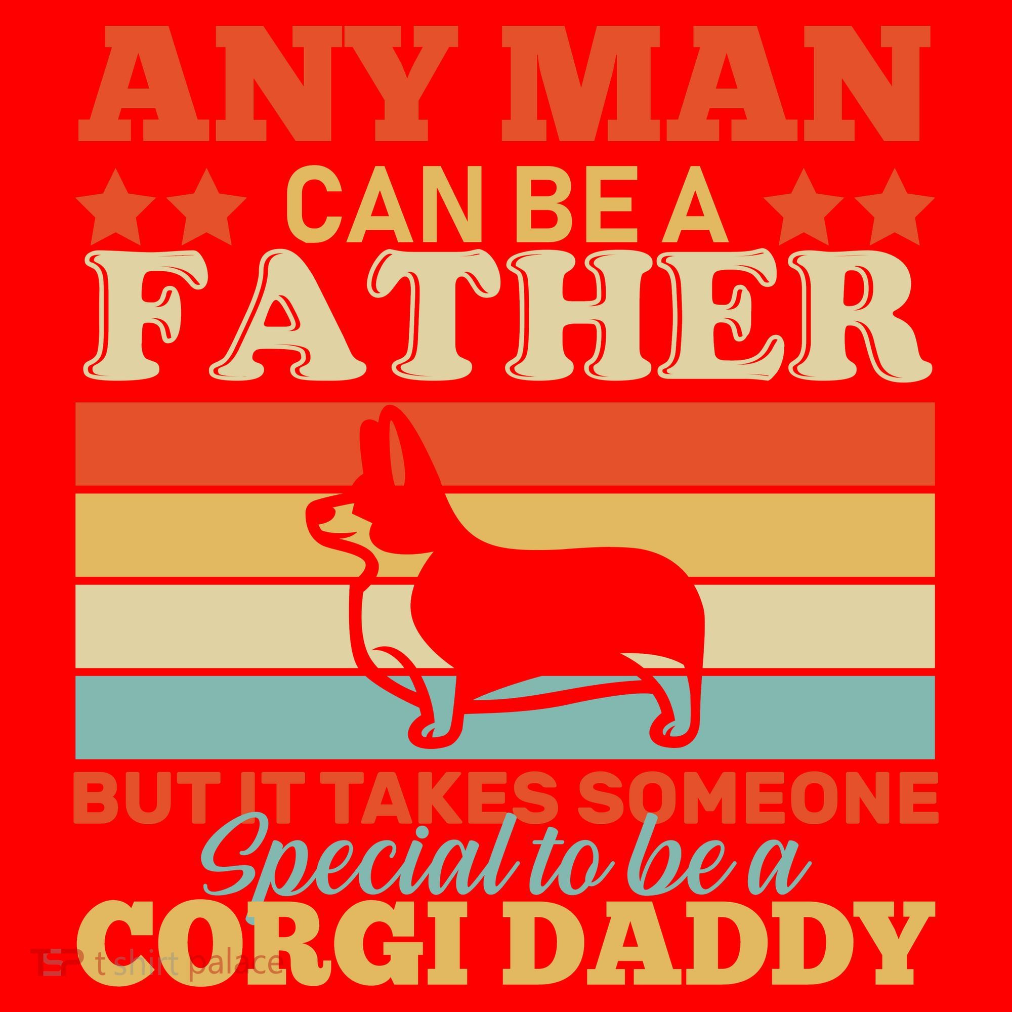 Corgi Father Santa Hat